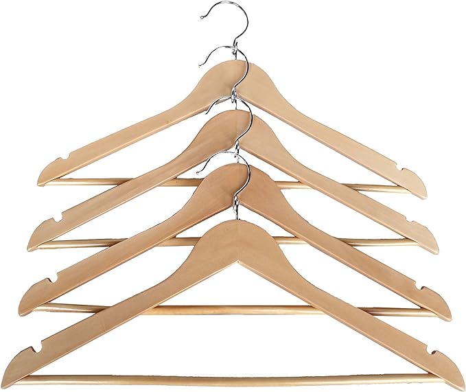 Proman Products Kascade Wooden Hangers