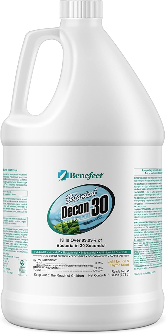 Benefect Botanical Decon 30 Disinfectant Cleaner