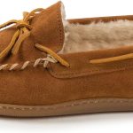 Minnetonka Mens Pile Lined Hardsole Slipper