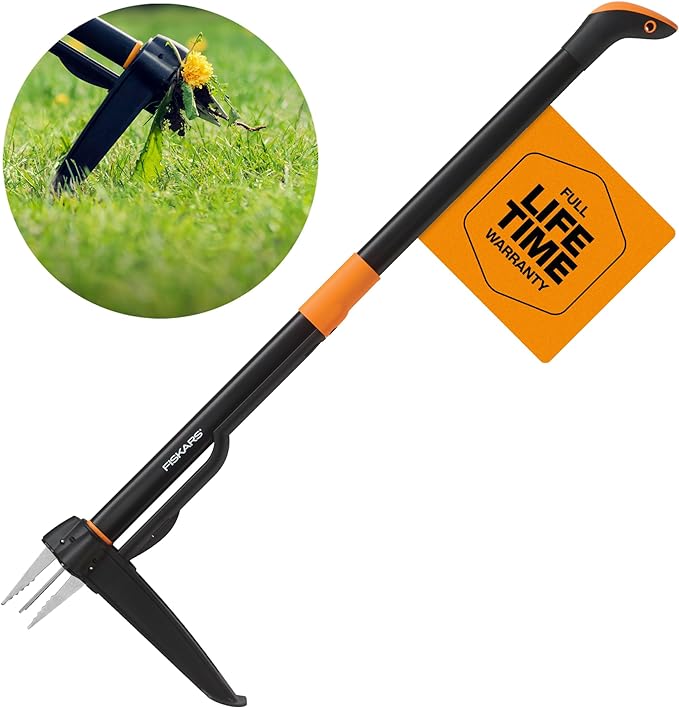 Fiskars 4-Claw Stand Up Weeder