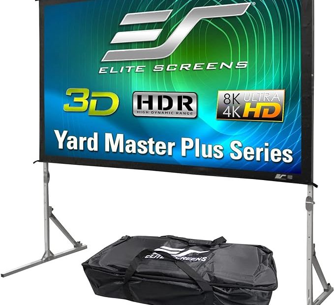 Elite Screens Yard Master Plus Portable Projector Screen