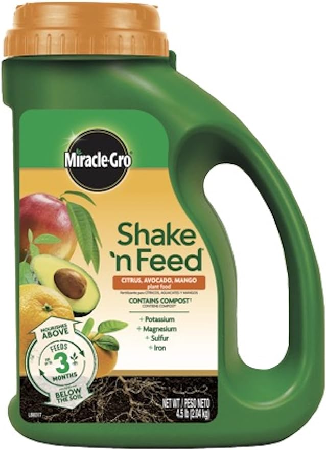 Miracle-Gro Shake N Feed Citrus, Avocado, Mango Plant Food