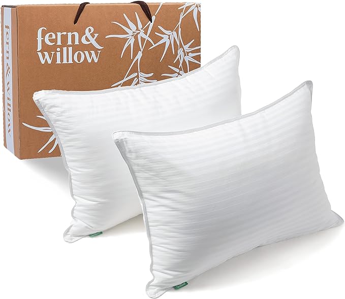 Fern and Willow Pillows for Sleeping Set