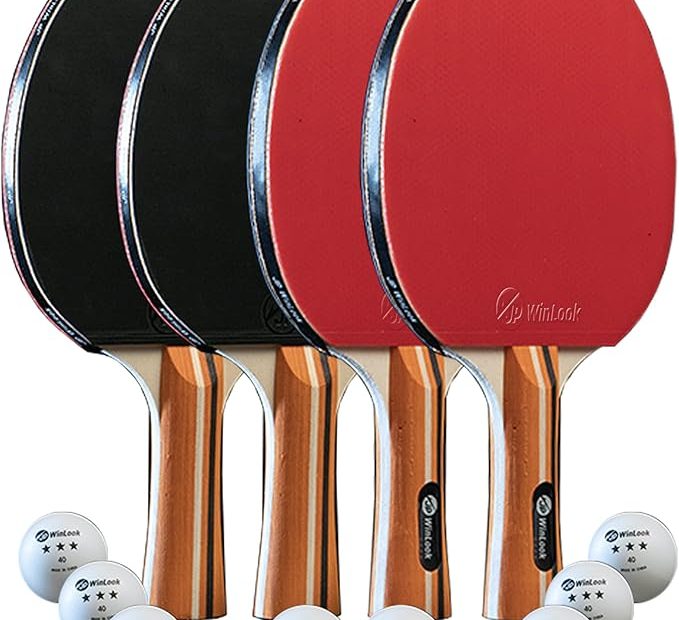 Jp Winlook Ping Pong Paddles Set