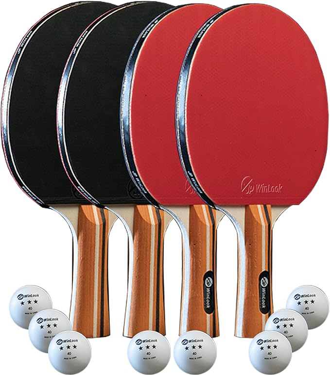 JP WinLook Ping Pong Paddles Set