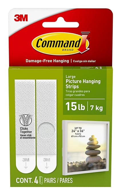 Command Large Picture Hanging Strips