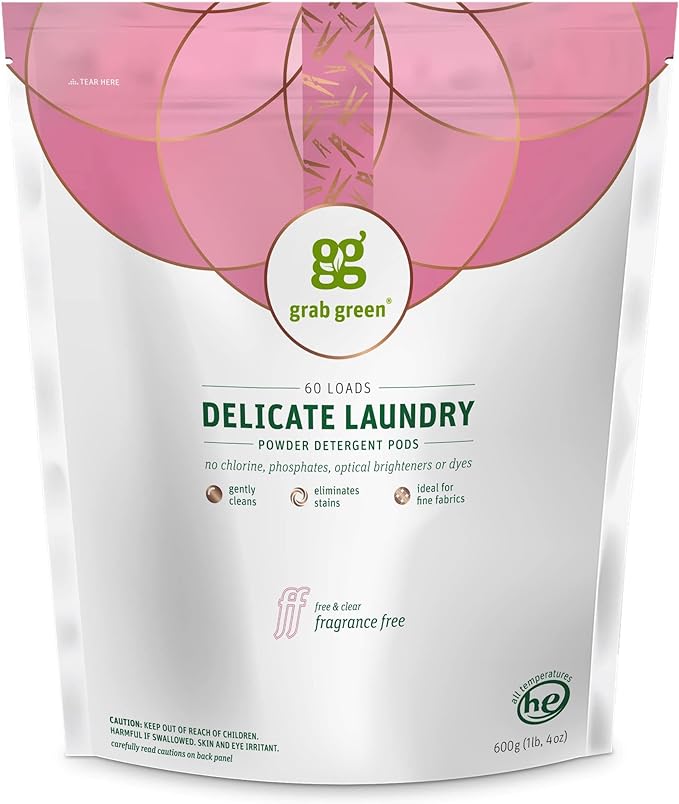 Grab Green Delicate Laundry Detergent Pods