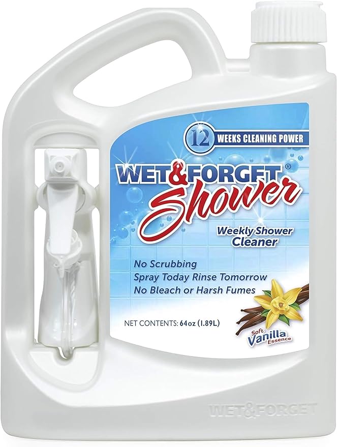 Wet & Forget Shower Cleaner, Bleach-Free Formula