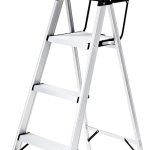 Rubbermaid 3 Step Lightweight Aluminum Step Stool