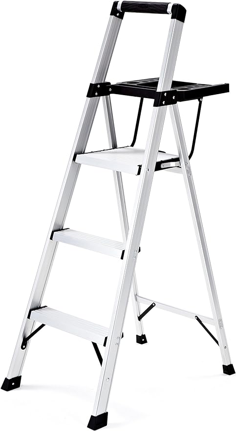 Rubbermaid 3-Step Lightweight Aluminum Step Stool