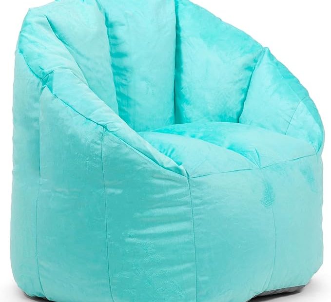 Big Joe Milano Beanbag Chair Mint Plush