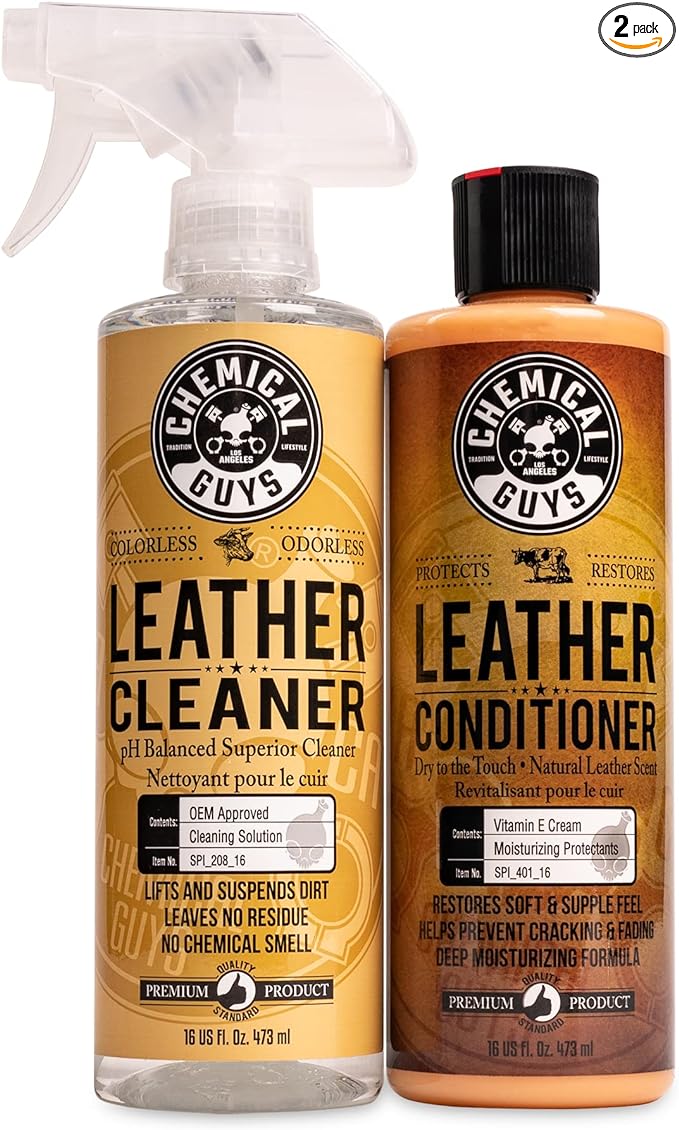 Chemical Guys Leather Cleaner and Conditioner Kit