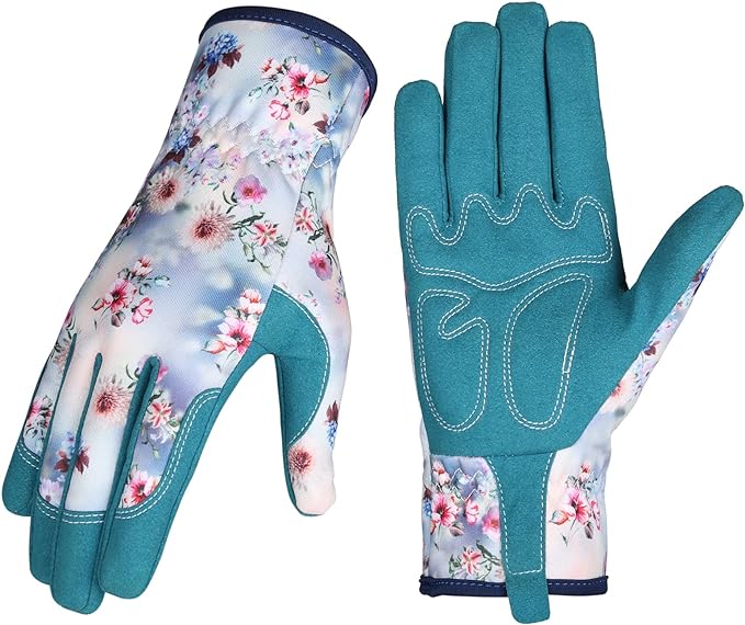 Bamllum Leather Gardening Gloves for Women