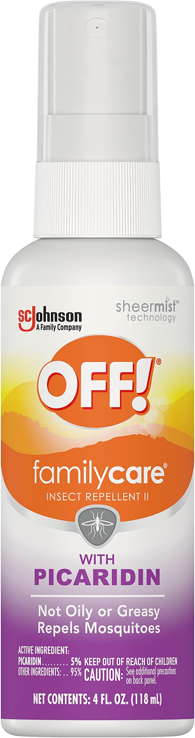 OFF! FamilyCare Insect & Mosquito Repellent Spritz