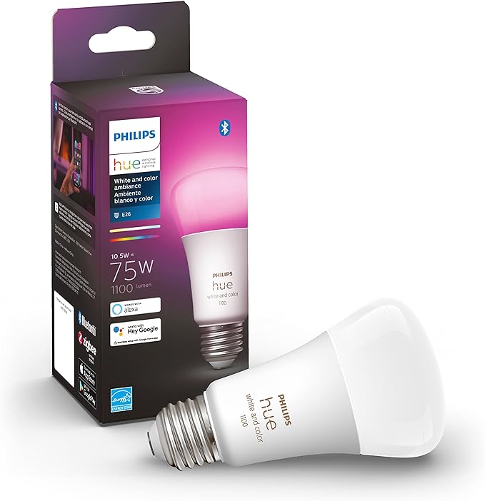 Philips Hue Smart A19 LED Bulb