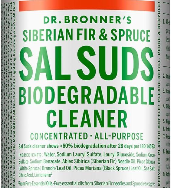 Dr. Bronners Sal Suds Biodegradable Cleaner