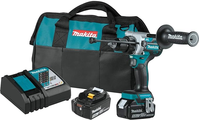 Makita 18V LXT Lithium-Ion Brushless Cordless Hammer Driver-Drill Kit