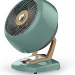 Vornado Vheat Vintage Metal Heater, Green, Whole Room