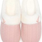 Ninecifun Fuzzy House Slippers