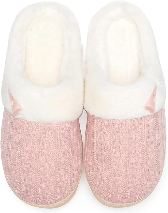 NineCiFun Fuzzy House Slippers