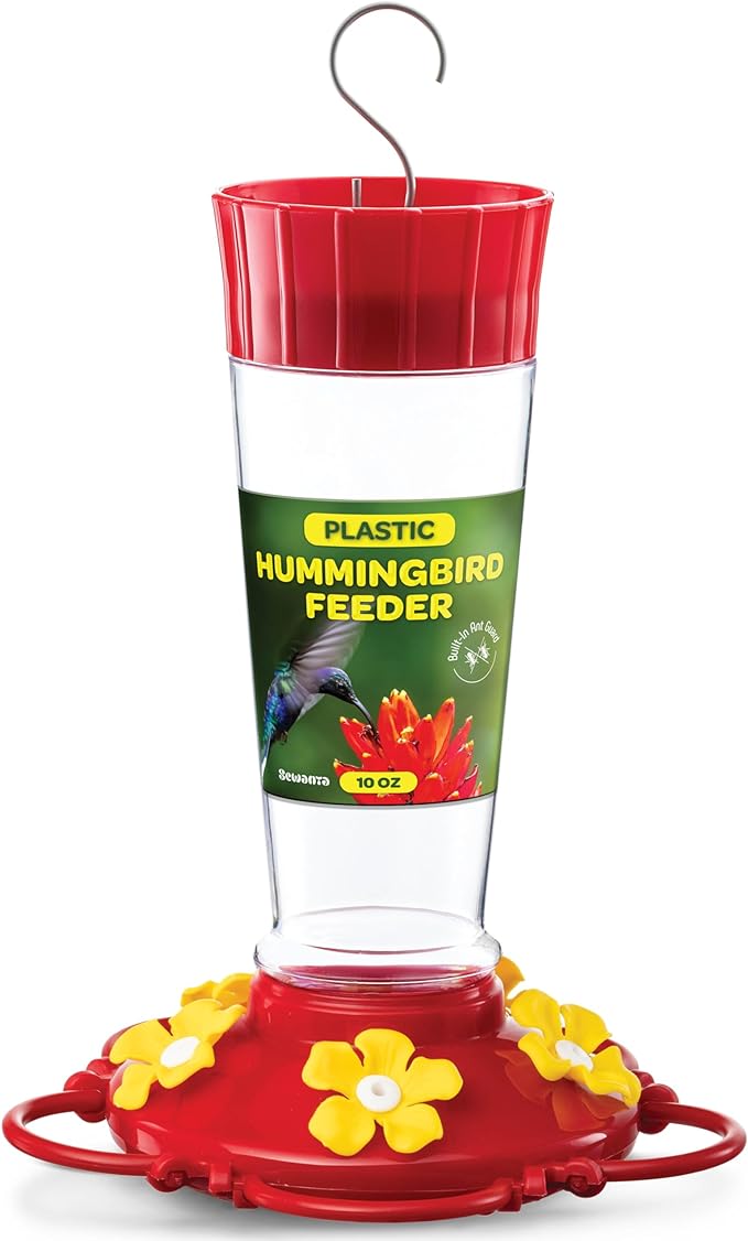 Hummingbird Feeder with Built-in Ant Guard