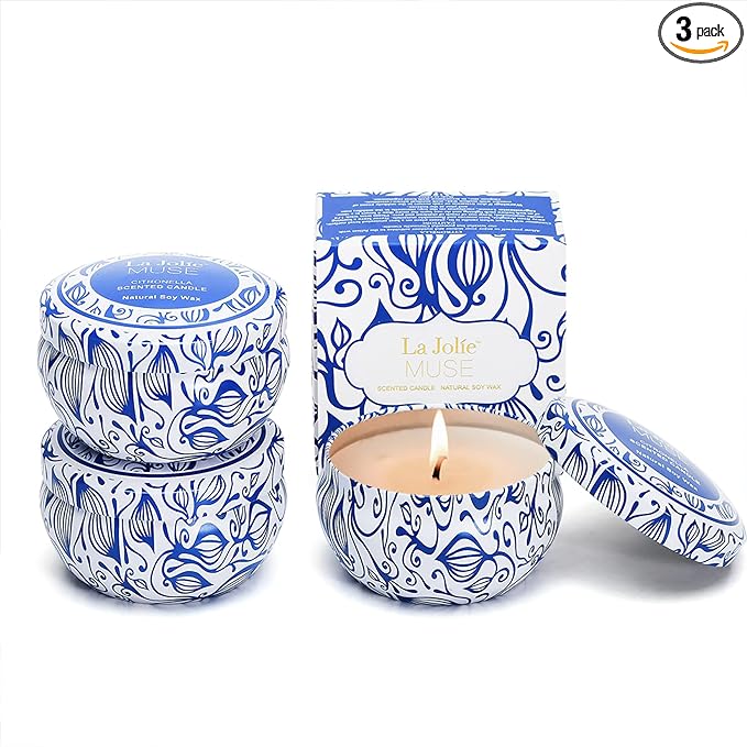 LA JOLIE MUSE Citronella Candles Outdoor