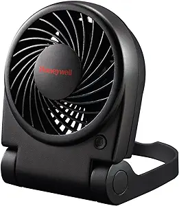 Honeywell HTF090B Turbo on the Go Personal Fan, Black – Small, Portable Fan