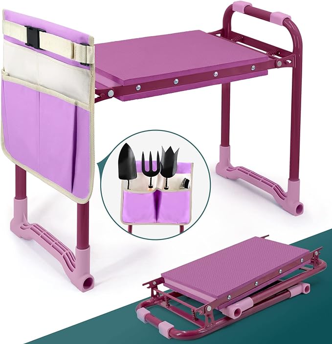 Foldable Garden Kneeler and Seat