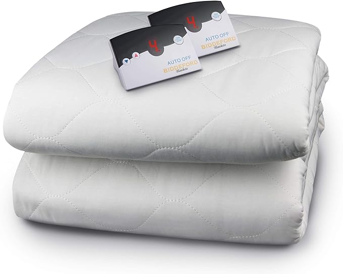 Biddedeford Quilted Electric Heated Mattress Pad