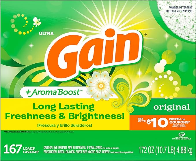 Gain Powder Laundry Detergent, Original Scent