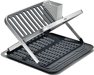 OXO Good Grips Aluminum Fold Flat Dish Drying Rack