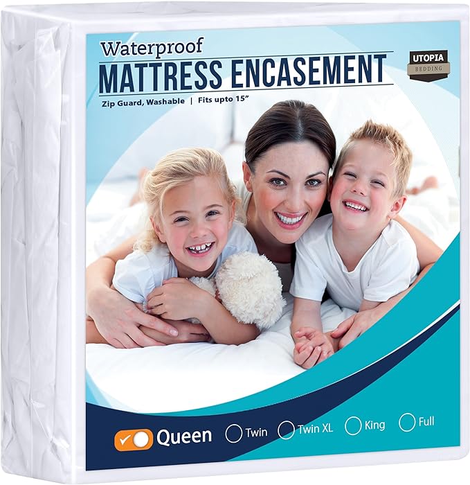 Utopia Bedding Zippered Mattress Encasement