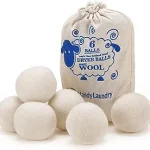 Wool Dryer Balls, Xl Natural Fabric Softener