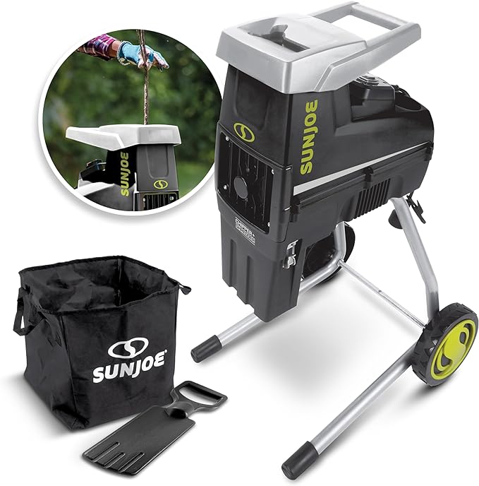 Sun Joe Electric Silent Wood Chipper/Shredder