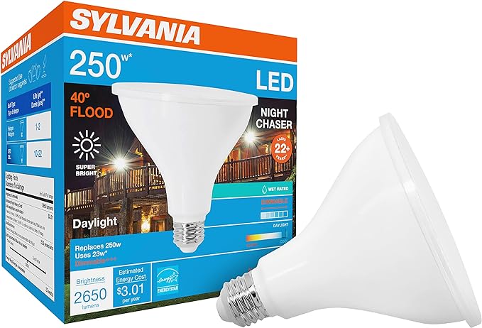 SYLVANIA Night Chaser LED PAR38 Light Bulb