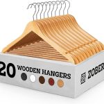 Wooden Hangers For Coats, Jackets, Suits, & Pants