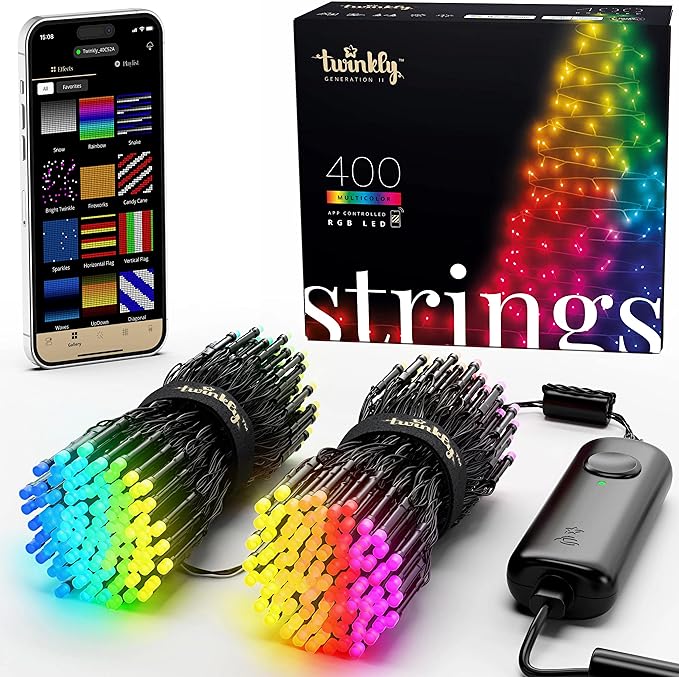 Twinkly App-Controlled Smart String LED Lights