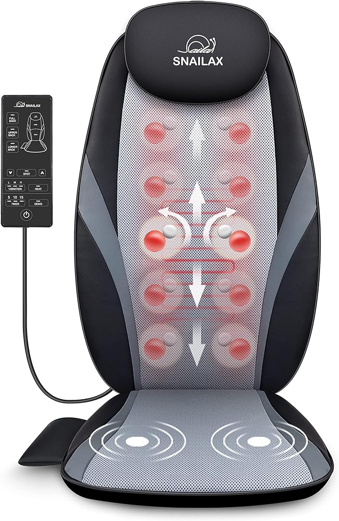 Snailax Shiatsu Massage Cushion with Heat