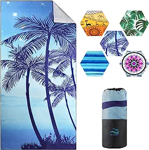 DECOMEN Microfiber Beach Towel