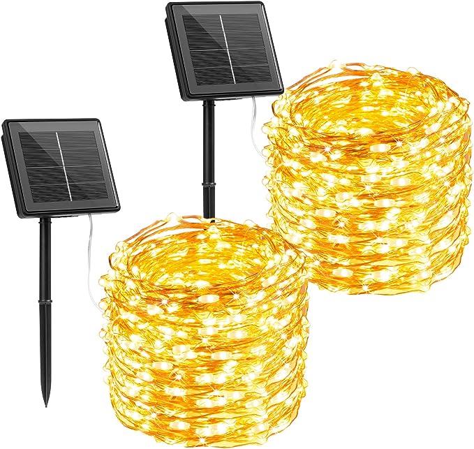 Brightown Solar Fairy Lights for Outside Patio Yard