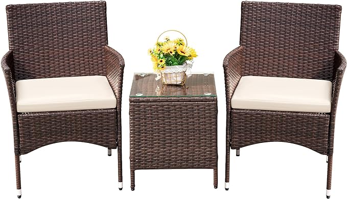 Devoko 3-Piece Patio Furniture Set