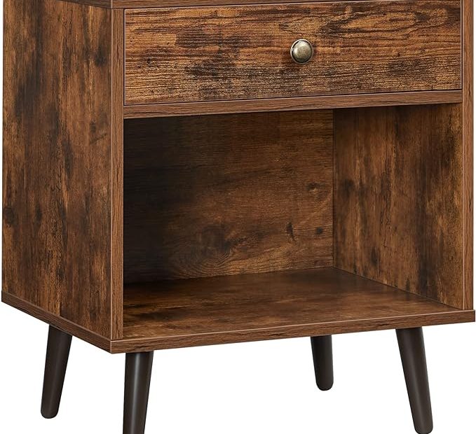 Vasagle Nightstand With Drawer