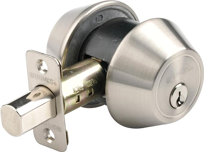 BRINKS Double Cylinder Keyed Deadbolt Lock