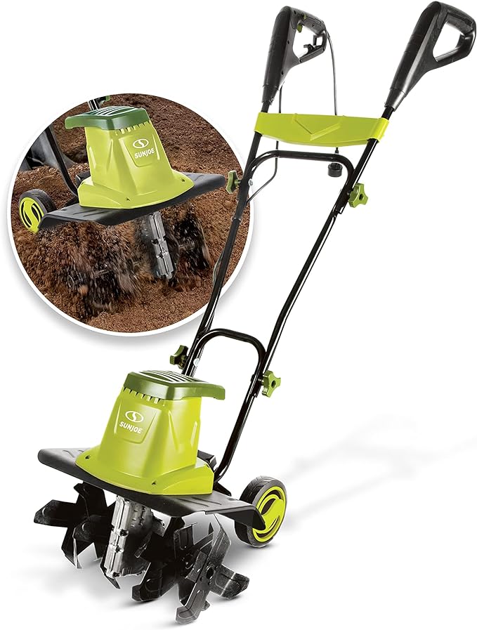 Sun Joe TJ604E 16-Inch 13.5 AMP Electric Garden Tiller/Cultivator,Black