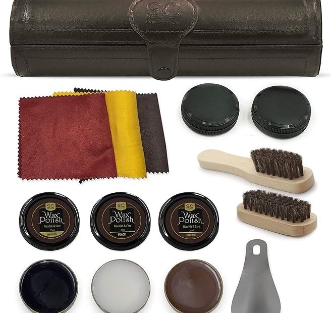 12pc Shoe Polish & Care Kit