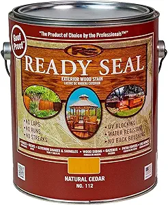 Ready Seal Exterior Stain and Sealer-1 Gallon can (Natural Cedar 112)