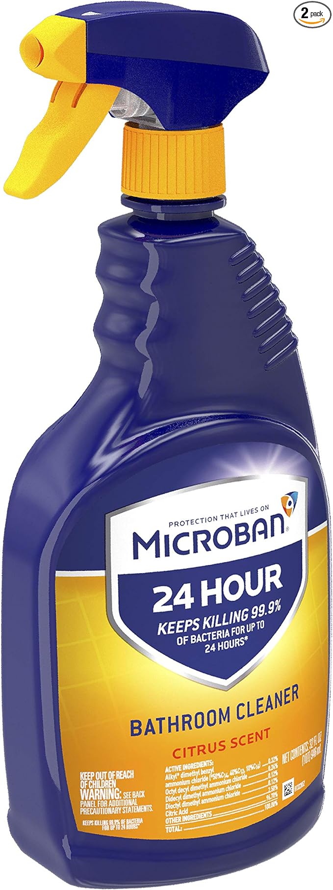 Microban Bathroom Cleaner and Sanitizing Spray