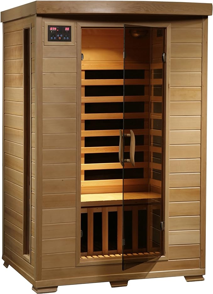 HEATWAVE 2-Person Hemlock Infrared Sauna