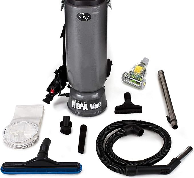 Gv Demo 10 Quart Powerful Commercial Backpack Vacuum