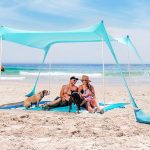 Sun Ninja Beach Tent Sun Shelter With Upf50+ Protection